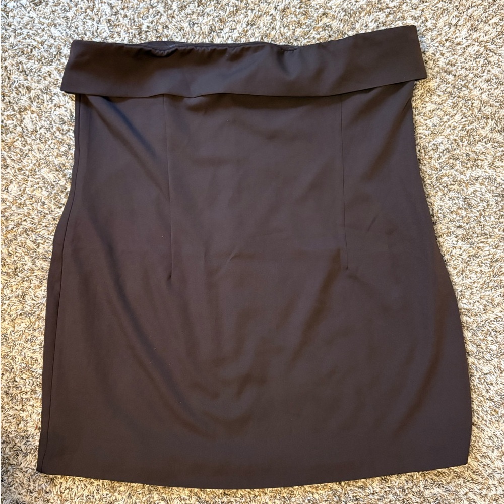 Brown Tube Dress